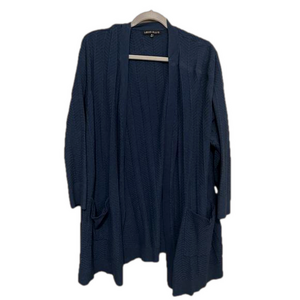 Love Ellie Cardigan With Pockets Color Deep Blue Size 3x